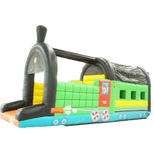 Коммерческий надувной батут «Поезд» с крышей